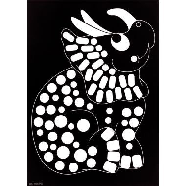Pochette de 16 planches de gommettes de 5 motifs animaux différents