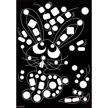 Pochette de 16 planches de gommettes de 5 motifs animaux différents
