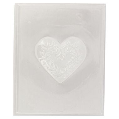 Lot de 3 moules pour savon forme coeur