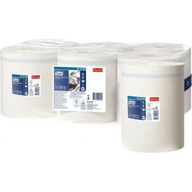 Carton de 6 maxi-bobines essuie-tout supérieur M2 2 plis blanches