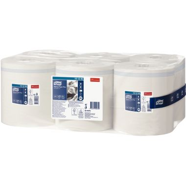 Carton de 6 maxi-bobines essuie-tout supérieur M2 2 plis blanches