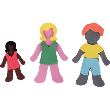 Kit de 237 pièces personnages et vêtements en mousse