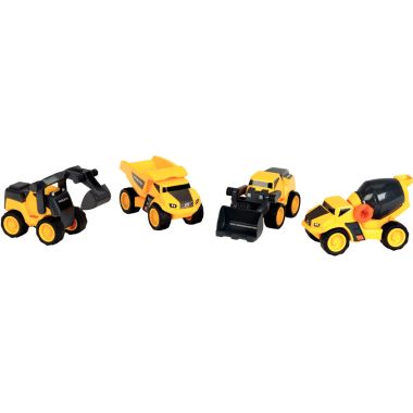 Lot de 4 engins de chantier VOLVO, grands modèles