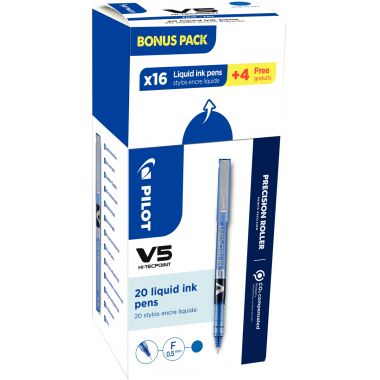 Écopack 20 rollers V5 bleus dont 4 offerts