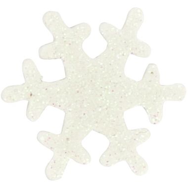 Lot de 80 décorations pailletées adhésives thème Noël