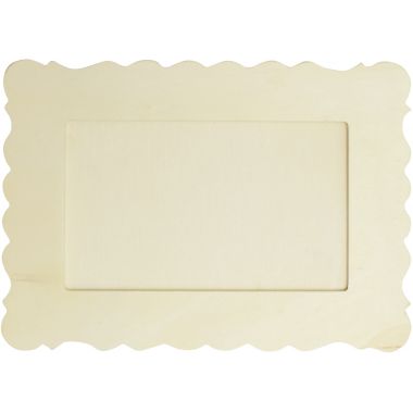 Lot de 10 cadres rectangulaires en bois