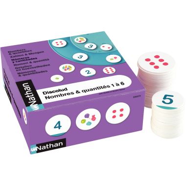 DISCOLUD nombres et quantités de 1 à 6