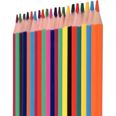 Classpack de 144 crayons de couleur Majuscule triangulaires assortis