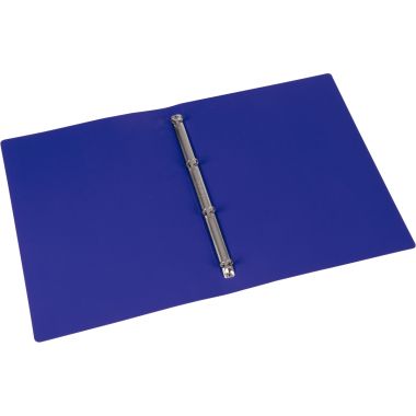 Classeur 4 anneaux en polypropylène opaque, format A4, dos 2,5 cm, violet