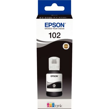 Epson 102 flacon d'encre noire authentique (T03R140)