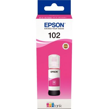 Epson 102 flacon d'encre magenta authentique (T03R340)
