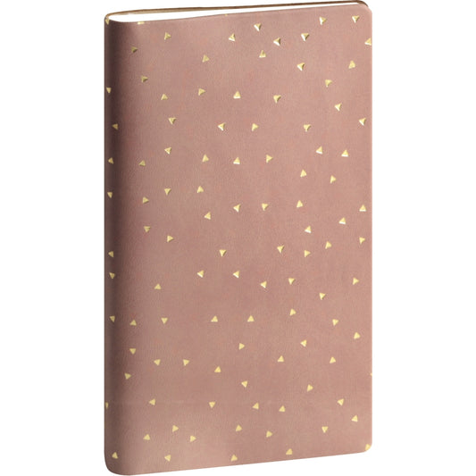 Agenda semainier Méline 9x16cm rose clair