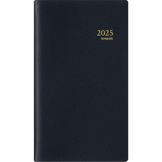 Agenda semainier Interplan 8,9x16cm noir