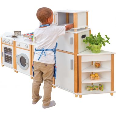 Desserte de rangement d'angle pour cuisine