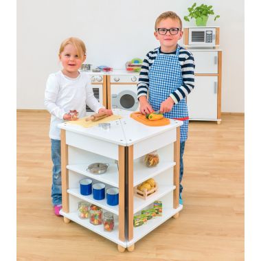 Desserte de rangement d'angle pour cuisine