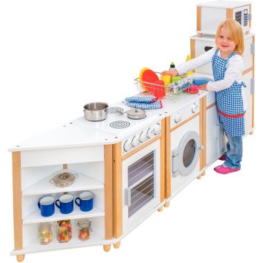 Desserte de rangement d'angle pour cuisine
