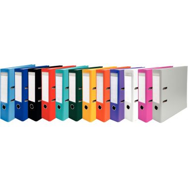 Exacompta - Classeur à levier pour format A4, dos 8 cm, jaune - 918404B