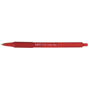 Stylo bille Soft Feel rétractable rouge