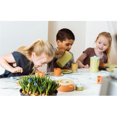 Dînette en BIOplastic DANTOY 79 pièces, 8 couverts