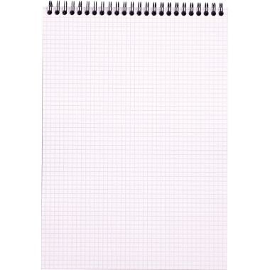 Rhodia - Bloc-notes A4 à reliure intégrale orange ,160 pages, 5x5, papier 80g - 18500C