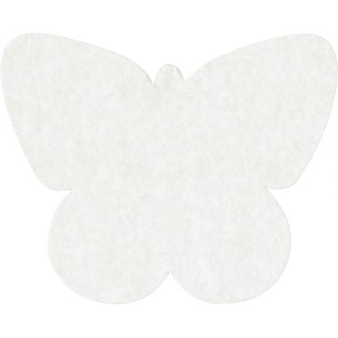 Sachet de 48 papillons en papier diffuseur blanc format 23 x 18 cm