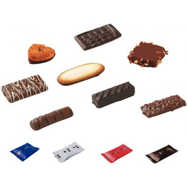 Carton de 125 bisucits CALIDA assortis