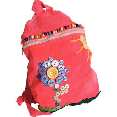 Lot de 5 sacs à dos pour enfant en coton écru