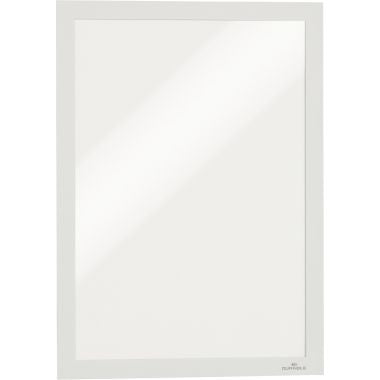 Sac de 2 cadres d'affichage A4 adhésif repositionnable avec contour magnétique blanc