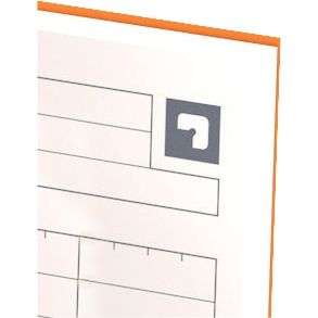 Cahier à reliure intégrale NOTEBOOK format tablette B5 ligné 6 mm, 160 pages