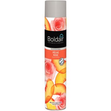 Aérosol 750ml désodorisant BOLDAIR pêche