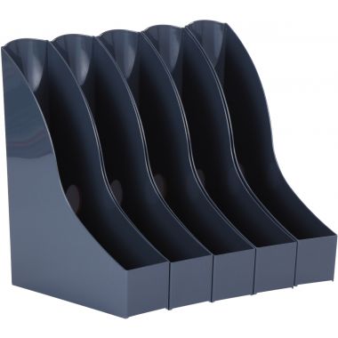 Lot de 5 porte-revues VARICOLOR gris