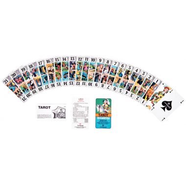 Jeu de tarot boite en carton