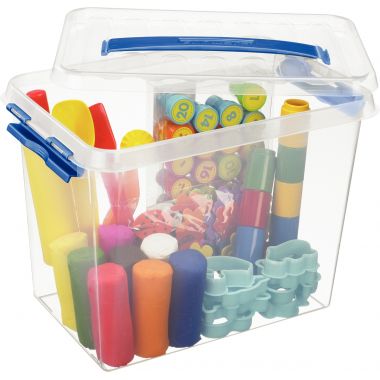 Boite de rangement QLINE 9L transparente