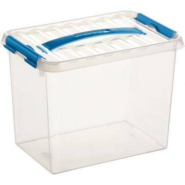 Boite de rangement QLINE 9L transparente