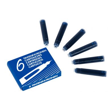 Étui de 6 cartouches d'encre internationales bleues - 12230