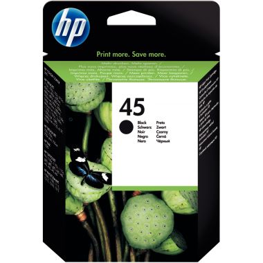 HP 45 cartouche d'encre noire authentique (51645AE)