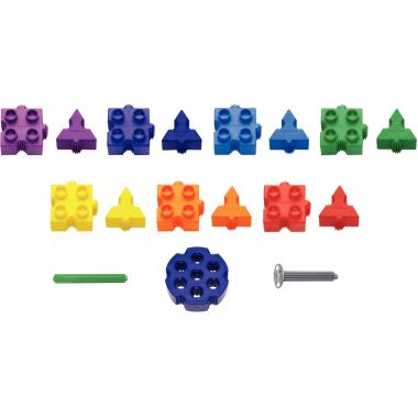 Bac de 300 briques MORPHUN Junior Rainbow