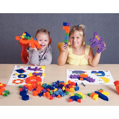 Bac de 300 briques MORPHUN Junior Rainbow