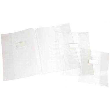 Paquet de 10 protège-cahiers 24x32 cm, PVC 21/100ème cristal incolore - 1110441 inc