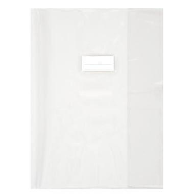 Paquet de 10 protège-cahiers 24x32 cm, PVC 21/100ème cristal incolore - 1110441 inc