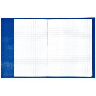 Paquet de 10 protèges-cahier épaisseur 21/100ème 17x22 cm PVC coloris bleu