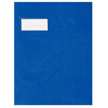 Paquet de 10 protèges-cahier épaisseur 21/100ème 17x22 cm PVC coloris bleu