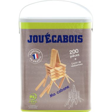 Boite de 200 planchettes JOUECABOIS + livret