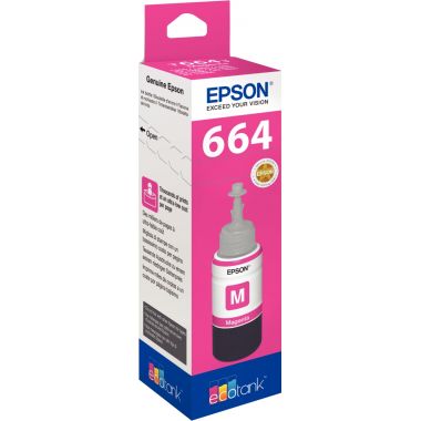 Epson 664 flacon d'encre magenta authentique (T664340)