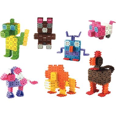 Jeu de construction mini gaufres 500 pièces