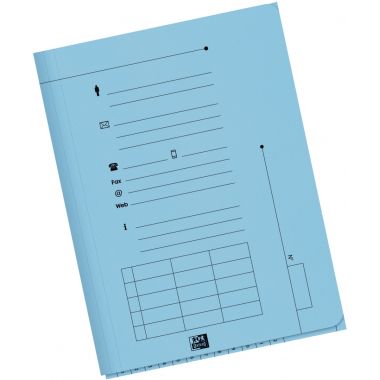 Paquet de 25 chemises HV pour dossiers suspendus, bleu