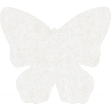 Sachet de 48 papillons en papier diffuseur blanc format 23 x 18 cm