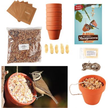 Coffret nourrir les oiseaux