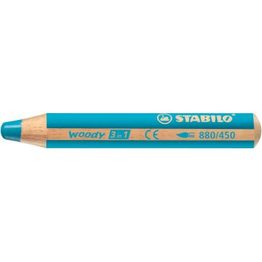Stabilo - Crayon de couleur Woody cyan - 880/450