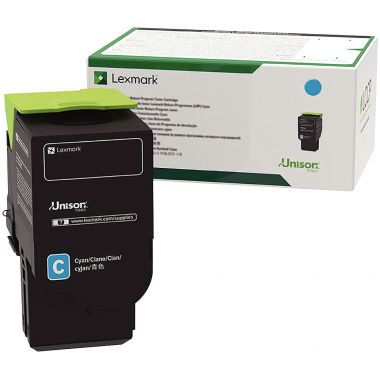 Lexmark 78C2XC0 toner laser cyan très haute capacité authentique